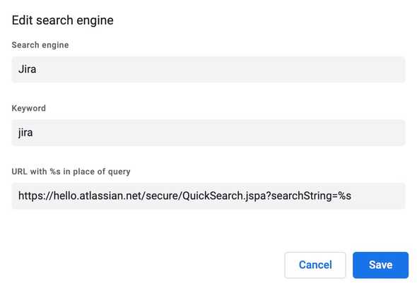 chrome search engine details